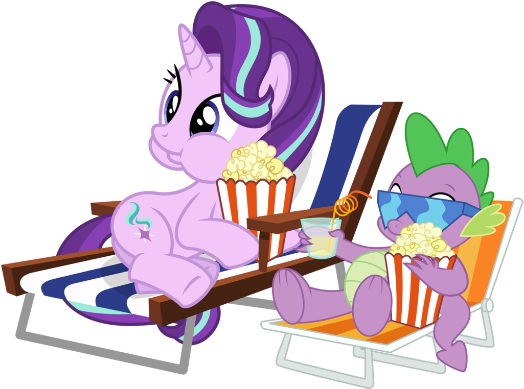 Popcorn Buddies By Titanium Dats Me - Starlight Glimmer Popcorn (1039x769)