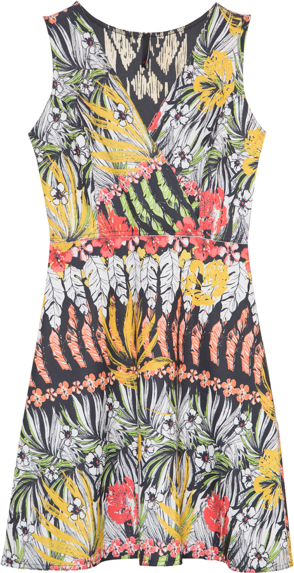 Vestido Com Manga Curta - Day Dress (1066x1600)
