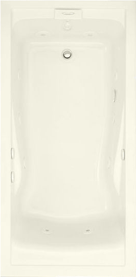 Evolution 72 Inch By 36 Inch Deep Soak Everclean Whirlpool - Shower Base (570x570)