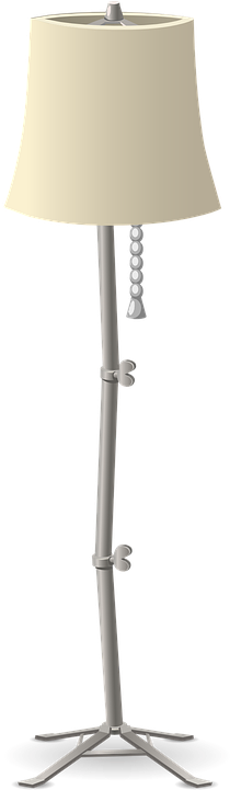 Floor Lamp Cliparts 6, Buy Clip Art - Lampshade (360x720)