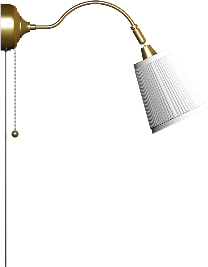 Ikea Arstid Wall Light Png Image - Lamp (1000x1000)