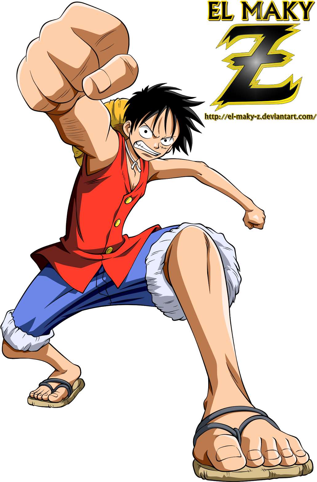 Lineart Monkey D - One Piece (1056x1600)