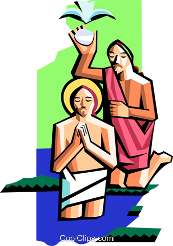 Christ With St - Clip Art (389x554)