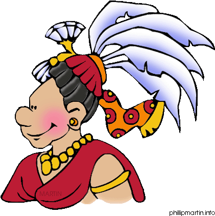 History Family History Fashion Noble Family Stock Illustration - Mayan King Clipart (453x450)