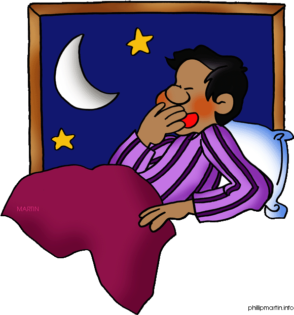 Illustration Of A Sleepy Girl Covering Her Mouth While - Phillip Martin Sleeping Clipart (598x648)