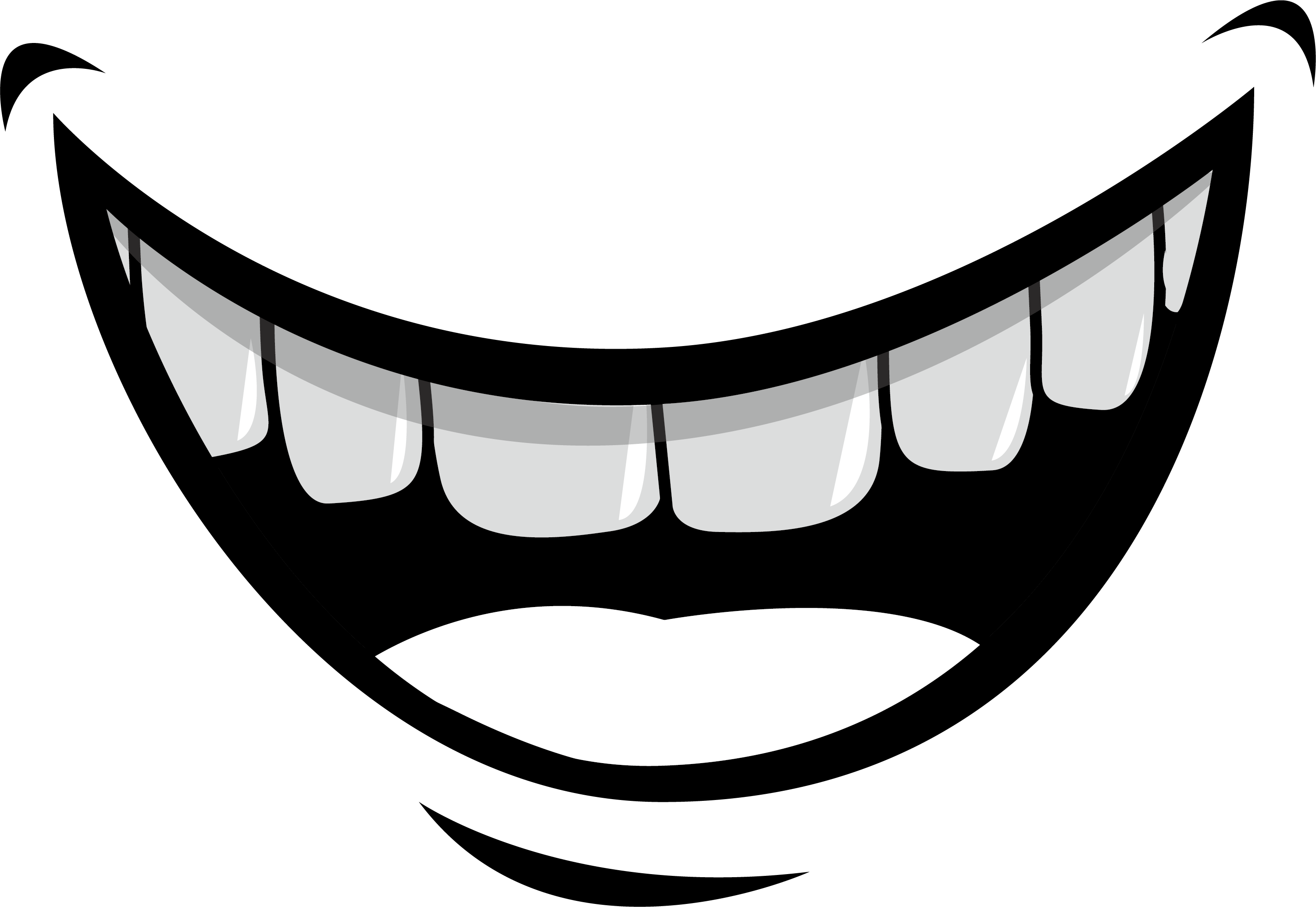 Mouth Lip Tooth Illustration - Smile Mouth Cartoon (3001x2068)