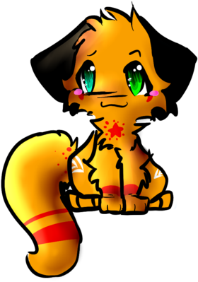Point Chibi Character O3o By Emberheart23 - Cartoon (900x675)