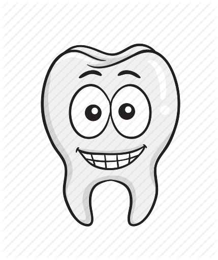 Cartoon, Dental, Dentist, Emoji, Smiley, Tooth Icon - Dentistry (429x512)