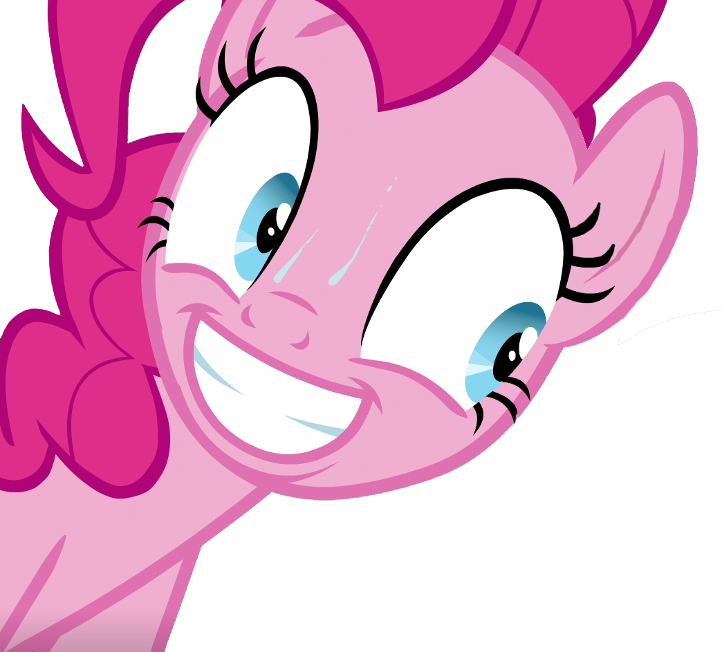 You Can Click Above To Reveal The Image Just This Once, - Pinkie Pie (1044x943)