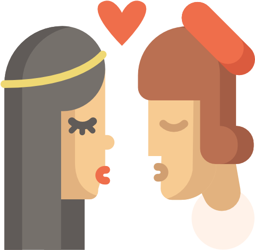 Romeo And Juliet Free Icon - Romeo And Juliet Icon (512x512)