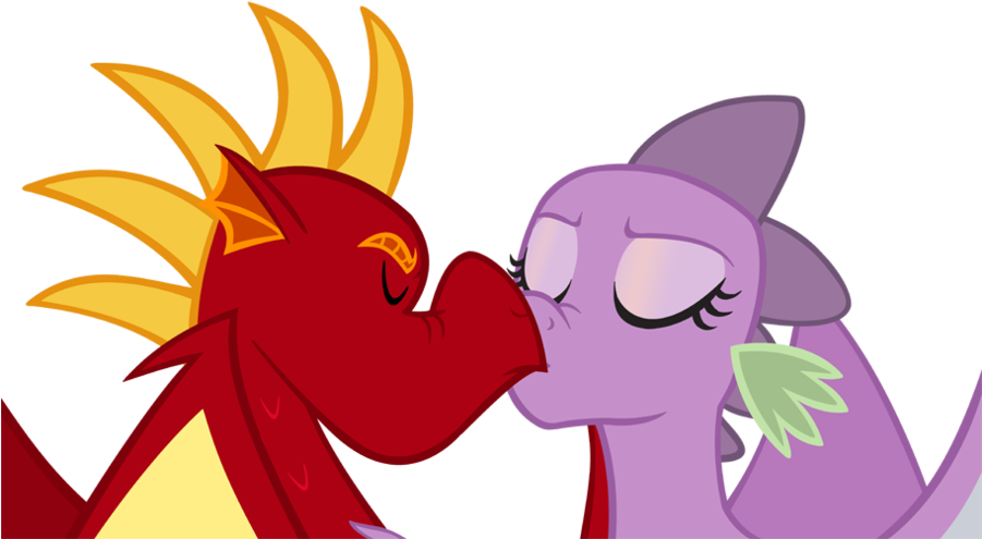 Queencold, Cliche, Dragon, Dragoness, Forbidden Love, - Cartoon (900x524)