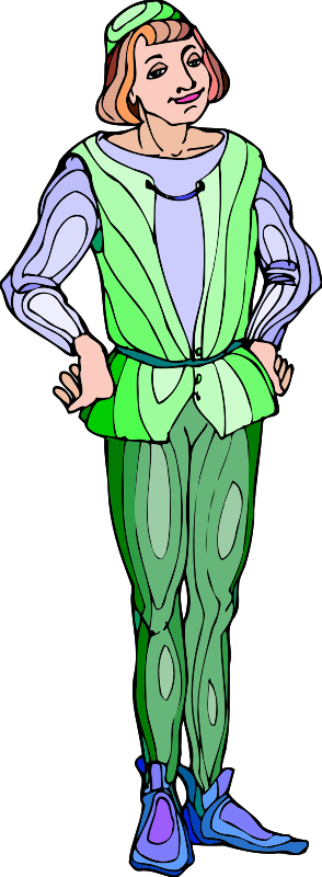 Medium Image - Romeo And Juliet Characters Clipart (294x800)