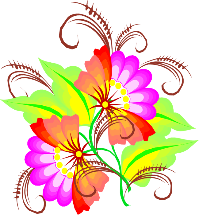 Flower Digital Image Clip Art - Live Laugh Love Shower Curtain (649x700)