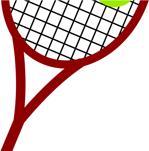 Tennis Clipart Racquetball Racket - Tennis Racket Clip Art (640x480)