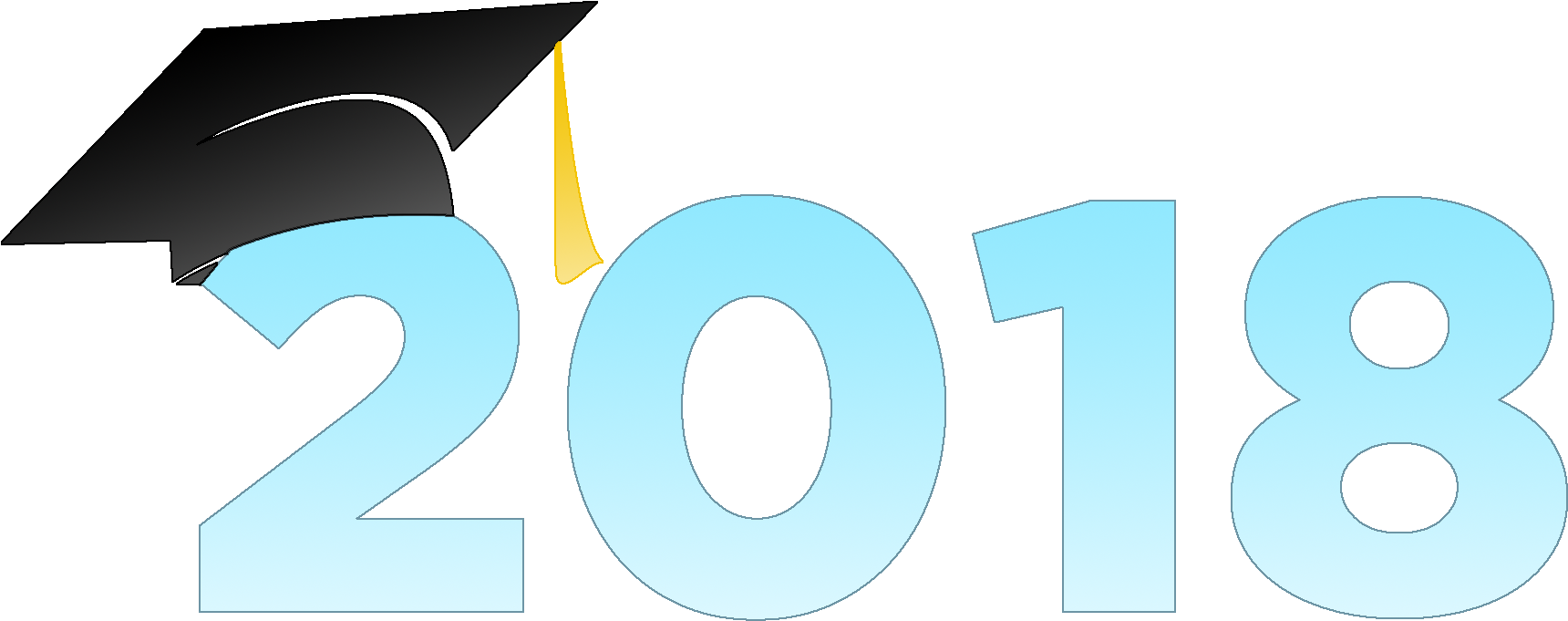 Graduation Ceremony Square Academic Cap Academic Dress - 2018 With Graduation Cap (1735x784)