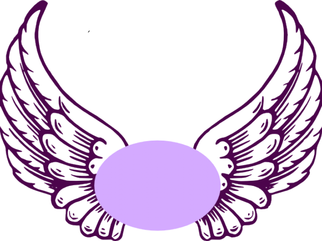Guardian Angel Clipart - Angel Wings Drawing Png (640x480)