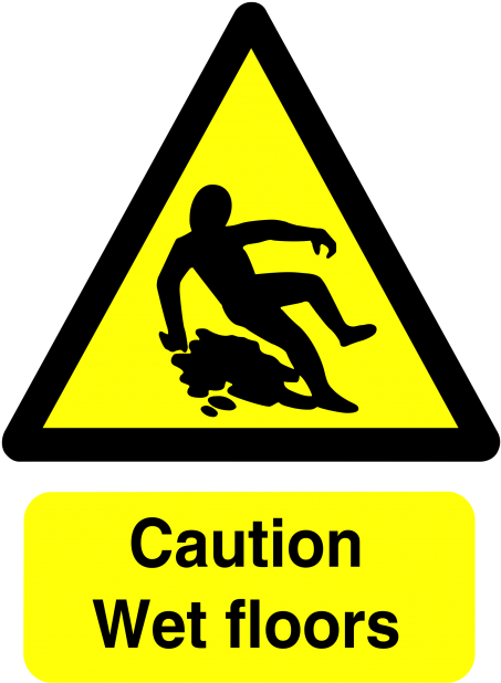 Caution Wet Floor - Caution Wet Floor Png (650x650)