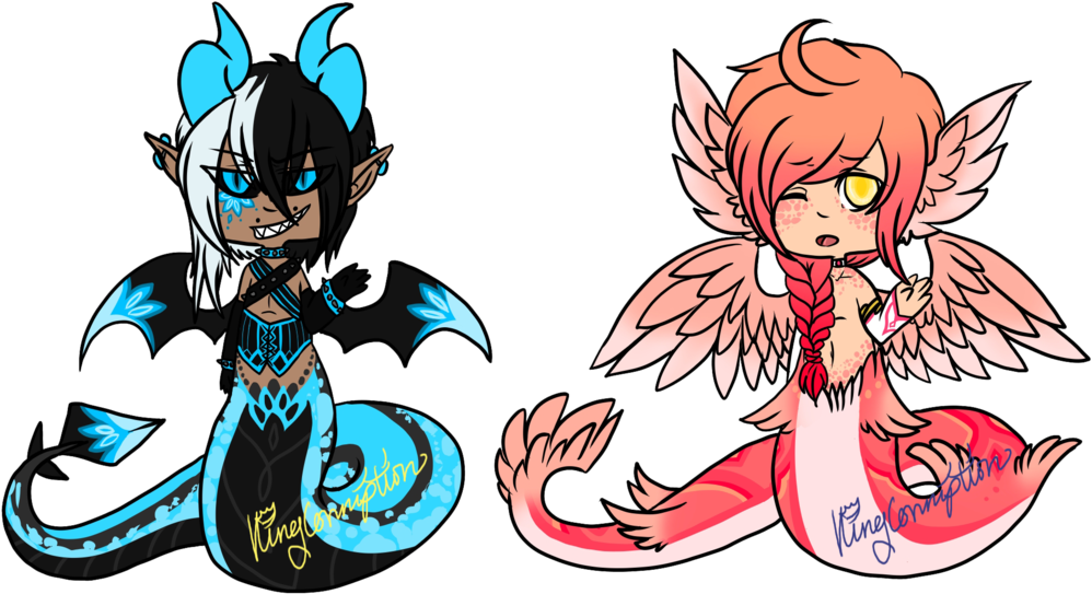 Angels Demons Nagas - Cartoon (1024x590)