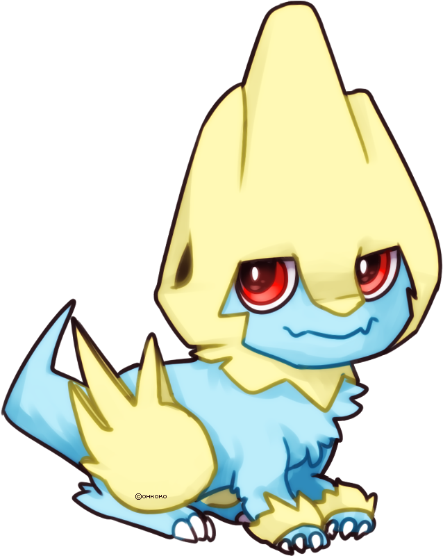 Manectric By Hereiskoko - Mega Manectric Chibi (653x800)