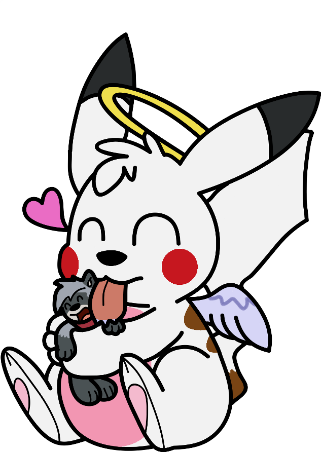Angel Kisses By Cartcoon - Cartoon (633x892)