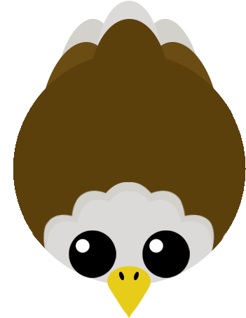 Flying Eagle - Food In Mope Io (500x500)