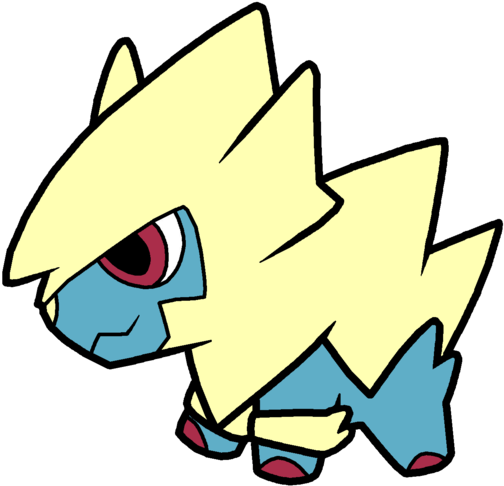Mega Manectric Pokedoll Art By Methuselah-alchemist - Manectric (600x517)