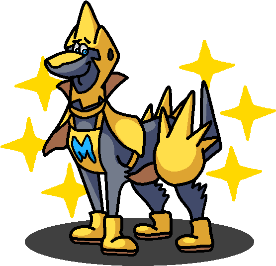 Shiny Manectric Dynomutt, Dog Wonder By Shawarmachine - Shiny Goldeen (600x600)