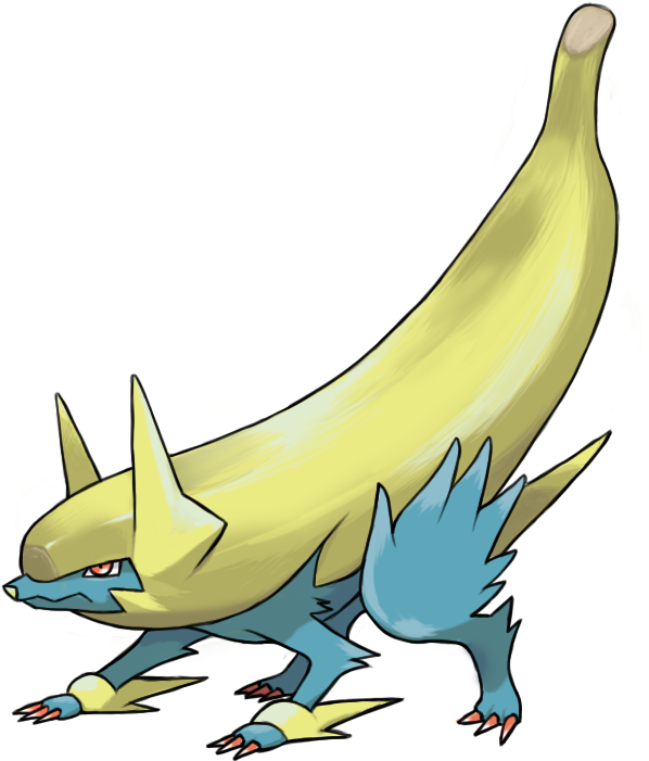 Mega Manectric By Specsweedle - Banana Pokemon (760x750)