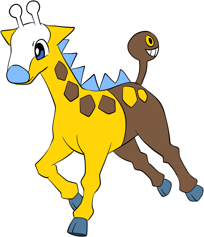 153kib, 830x962, Shiny Girafarig By Timmytimer-d5juyw3 - Pokemon Girafarig (830x962)