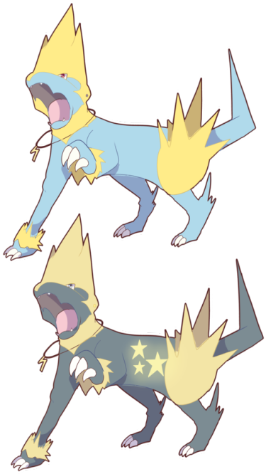 Manectric - Fiji Mermaid (500x688)