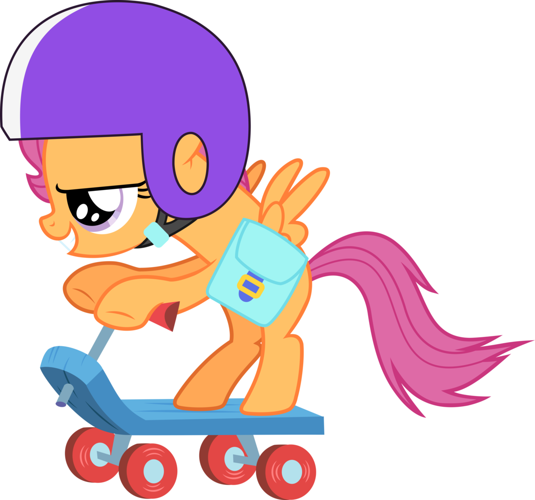 Absurd Res, Artist - Scootaloo On Her Scooter (1096x1024)