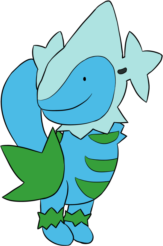 Wooper Manectric Pokefusion Pokemon Fusion Wooper Dex - Cartoon (681x1000)