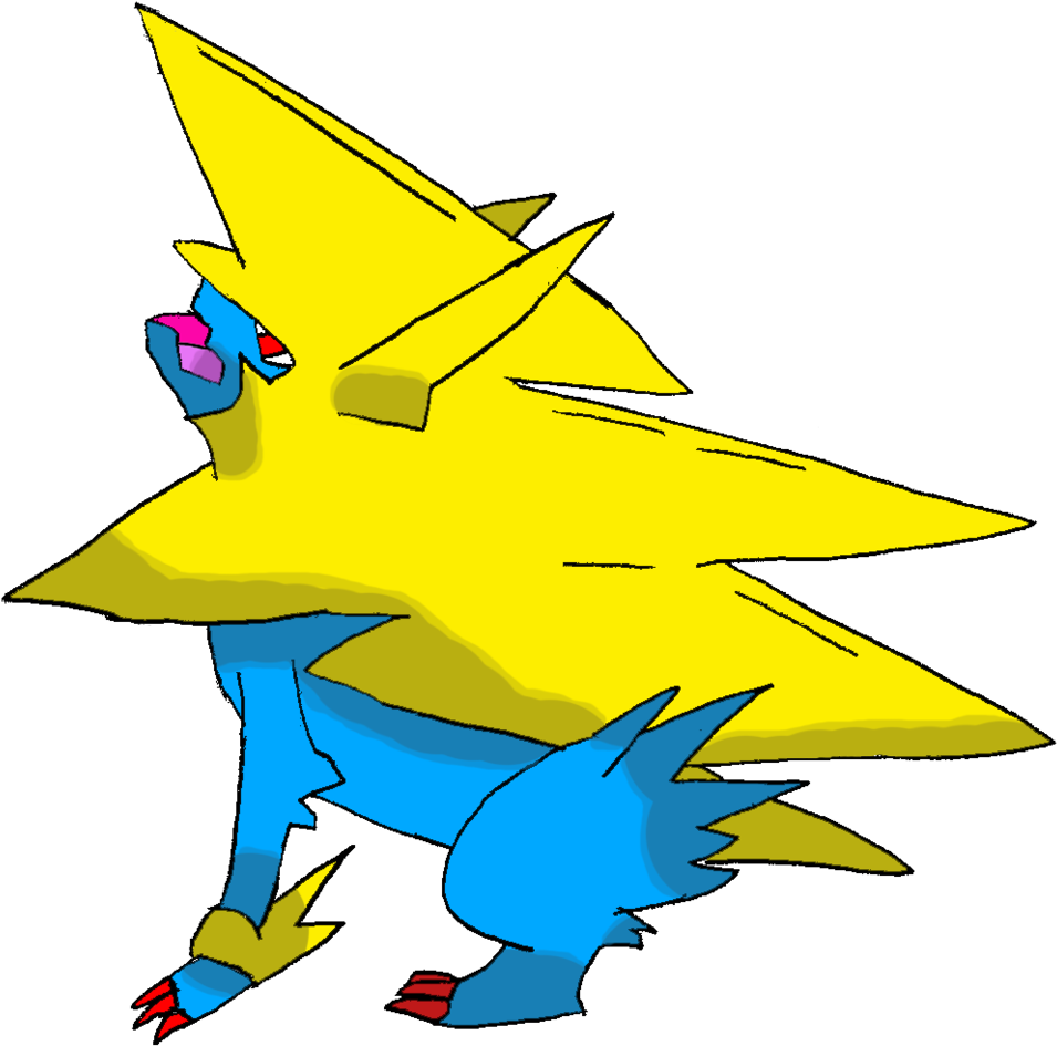 Mega Manectric V - Mega Manectric V (1024x1005)