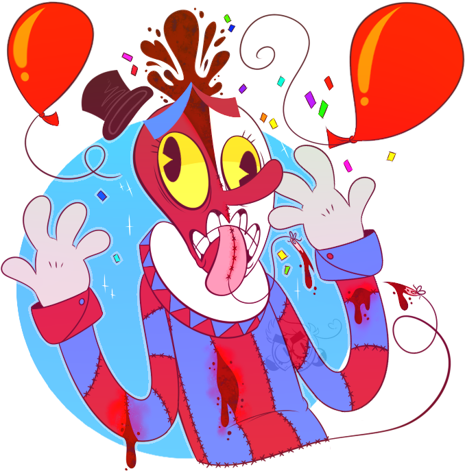 Stitches By Beppl - Cuphead Beppi The Clown (700x700)