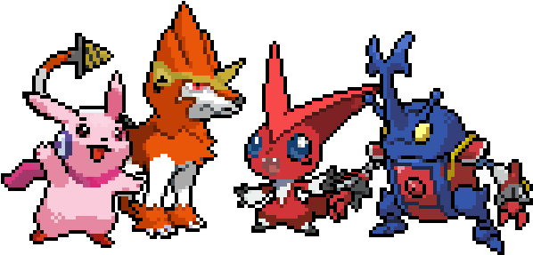 Xros Heart Xros Wars Digimon Xros Wars Digimon Pokemon - Shoutmon Victini (600x303)