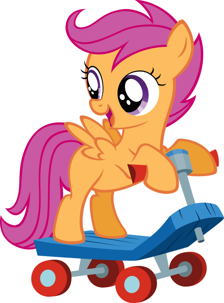 Moongazeponies, Cute, Cutealoo, Pony, Safe, Scootaloo, - My Little Pony Scootaloo Scooter (758x1024)