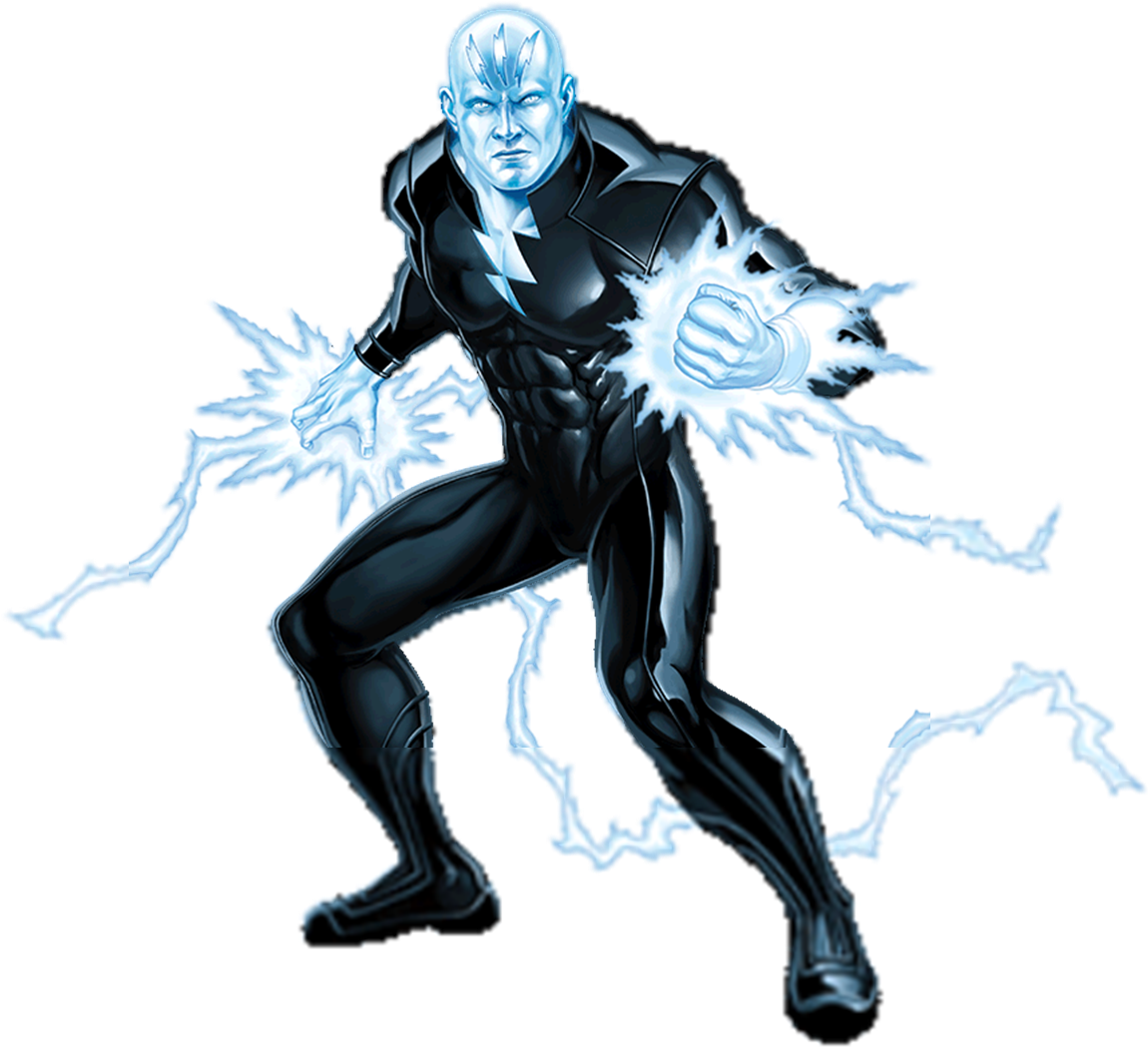 Spider Man Electro Comic - Marvel Electro (1171x1131)