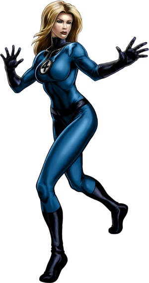 The Ladies Of The Comic Books Images Marvel Girls Wallpaper - Marvel Invisible Woman (300x569)