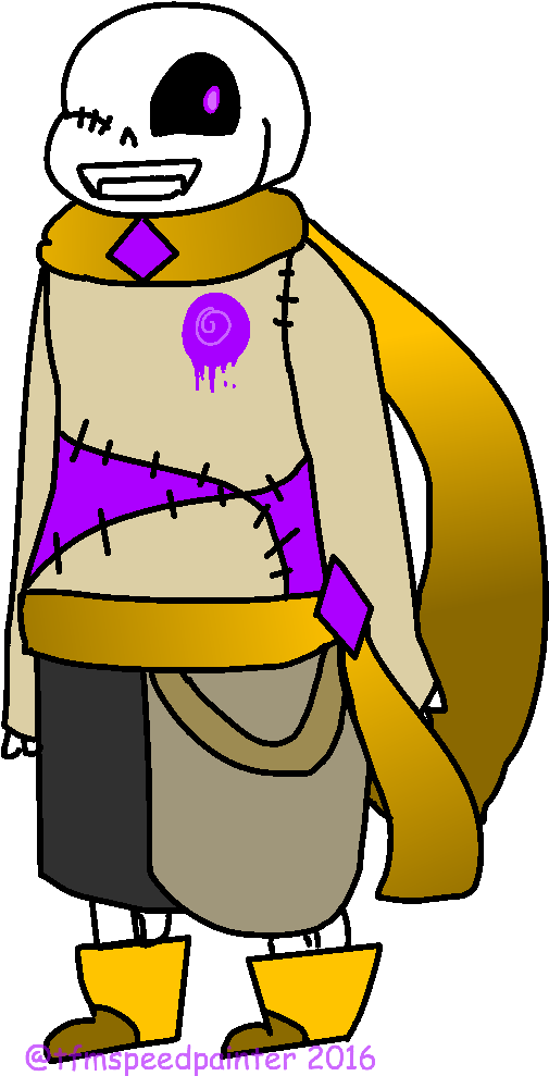 Stitches *memorytale Sans Redesign* By Angelwolfpet - Cartoon (700x1000)