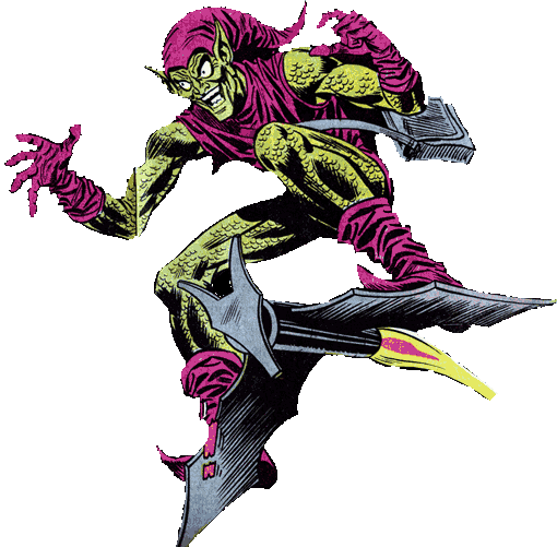 A History Of Marvel Comics - Comic Green Goblin Spiderman (510x501)
