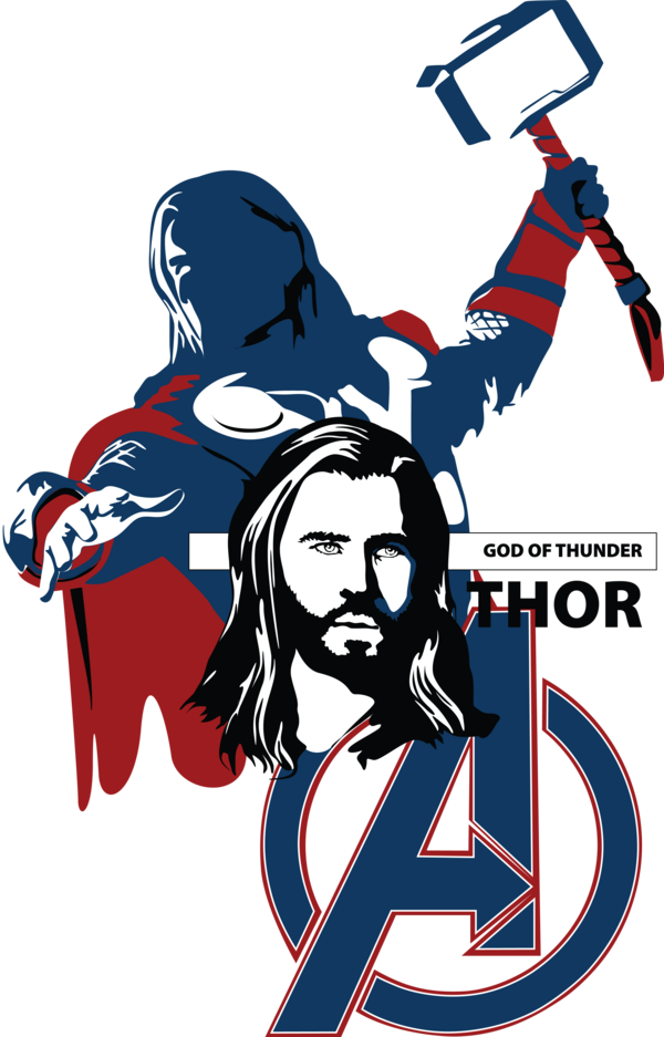 Thor-bart Sears - Thor Marvel Vector (600x937)