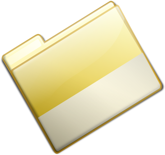 Free Vector Closed Simple Yellow Folder Clip Art - Pamphlet (600x600)