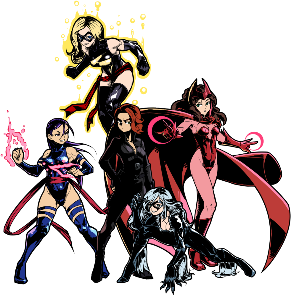 Marvel Comics Heroines By Iggler Marvel Comics Heroines - New Herines Marvel (1024x1024)