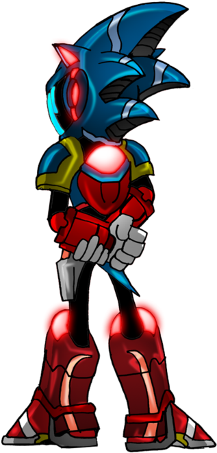 Comics Fan Art Deviantart - Metal Zonic Zone Cop (600x835)