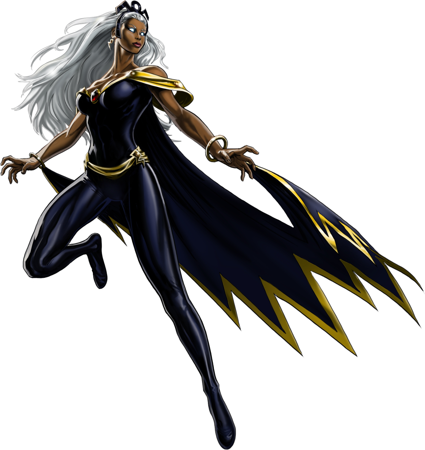 Ororo Munroe - Storm X Men White Background (1385x1466)