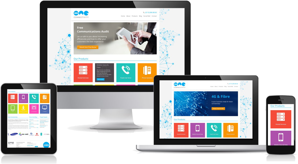 Responsive Web Design Png Transparent Images - Web Development Promotion (1260x793)