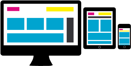 הכירו את המושג “אתר רספונסיבי” או “עיצוב רספונסיבי” - Css Media Queries Icon (550x300)