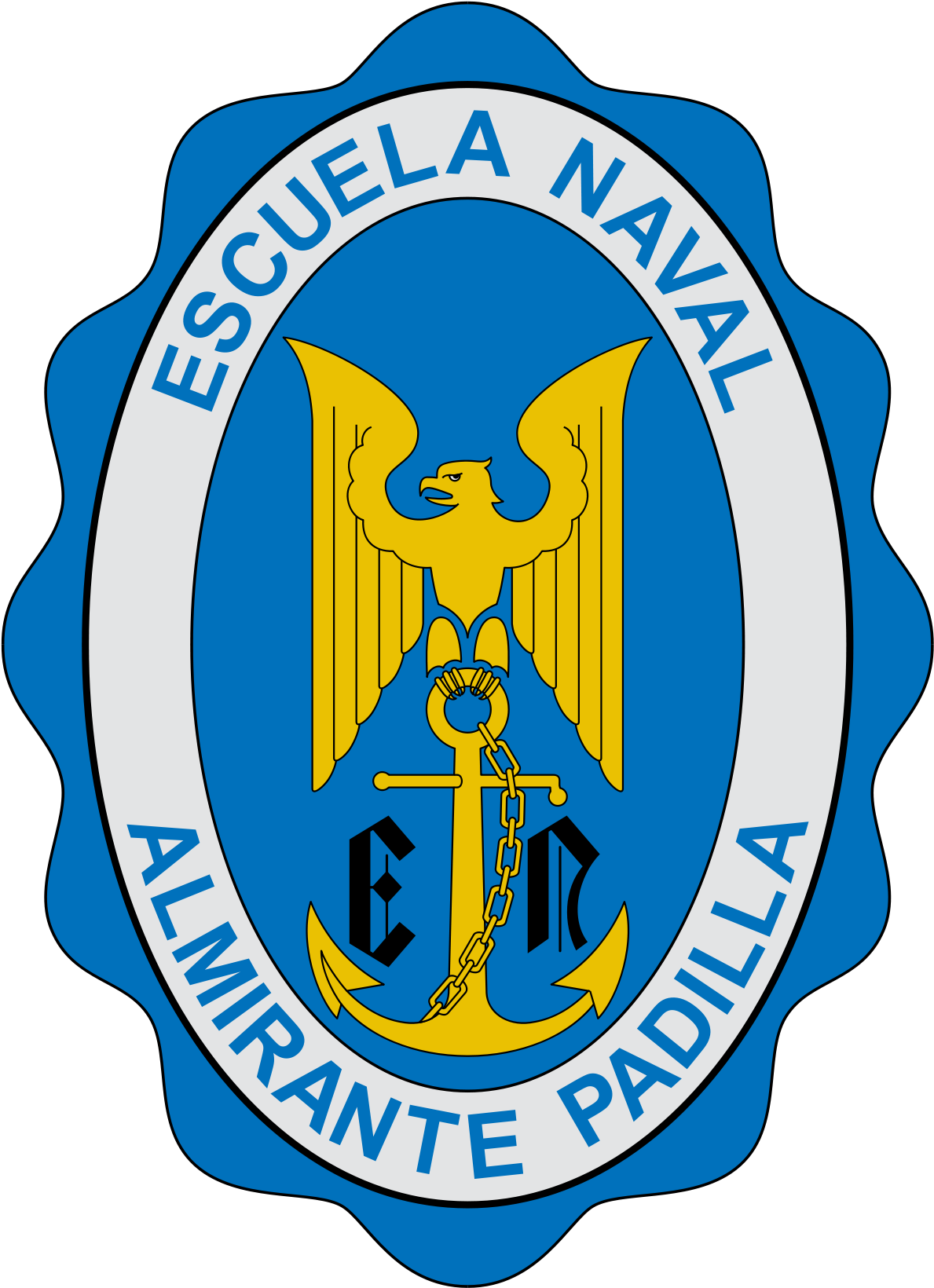 Escuela Naval De Cadetes Almirante Padilla - Escudo Escuela Naval De Cadetes Almirante Padilla (1200x1646)