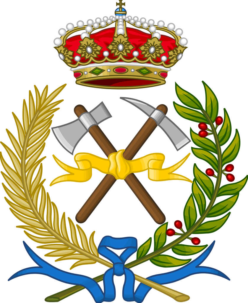 Escudo Etsi De Montes Upm - Escudo Ingenieros De Montes (839x1024)