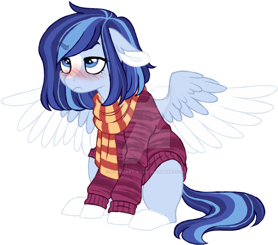Azure Art Wave, Clothes, Female, Mare, Obtrusive Watermark, - Cartoon (1024x832)